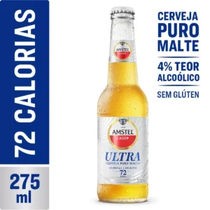 Cerveja Amstel Ultra Lager Malte S/Gluten 275ml