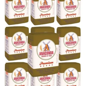 Farinha Anaconda Premium Trigo Tipo 1 Fardo C/10 Pct De 1kg
