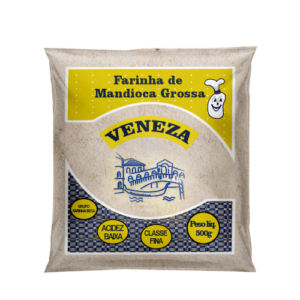 Farinha de Mandioca Grossa 20x500 Veneza - Fardo 10Kg