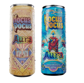 Cerveja Hocus Pocus Aura Hazy Session Ipa e Ipa Lata 350ml