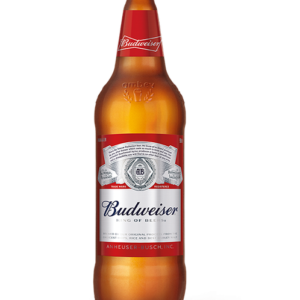 CERVEJA BUDWEISER LITRAO 1L COM 12UN.