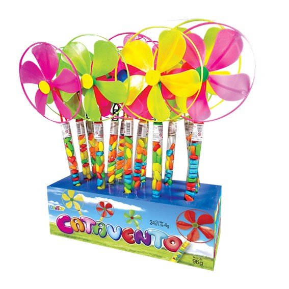 CONFEITO FRUTINHA CATAVENTO 12 UNIDADES COM 7G CADA