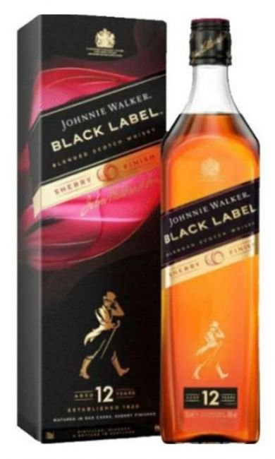 Whisky Johnnie Walker Black Label Sherry Finish 750 ml