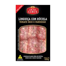 Linguiça c/ Rúcula e Tomate Seco Grancorte 400g